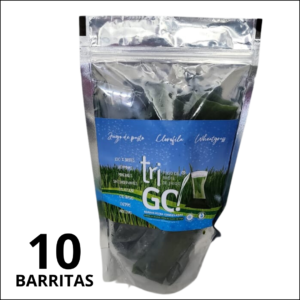 tri GO! - Clorofila/ wheatgrass/ o Jugo de pasto de trigo - 10 barritas
