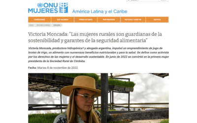 Victoria Moncada: “Las mujeres rurales son guardianas de la sostenibilidad y garantes de la seguridad alimentaria”