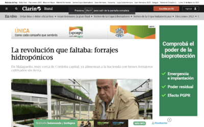 La revolución que faltaba: forrajes hidropónicos