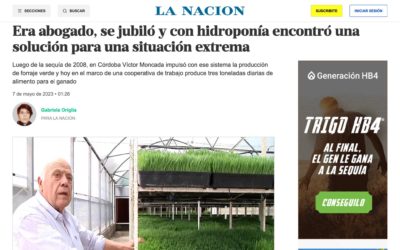 Era abogado, se jubiló y con hidroponía encontró una solución para una situación extrema